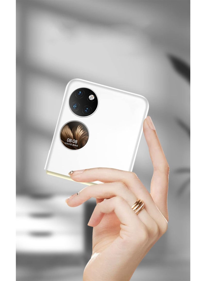 غطاء فاخر مطلي بإطار من الزجاج المقوى الأصلي لهاتف هواوي P50 بوكيت